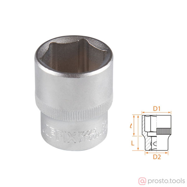 Изображение Головка торц. 1/2" 24мм 6-гран. //AFFIX