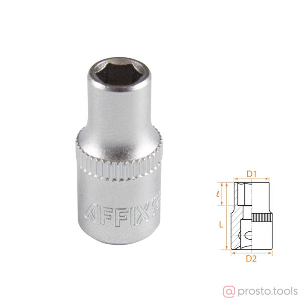 Изображение Головка торц. 1/4" 5,5мм 6-гран. //AFFIX