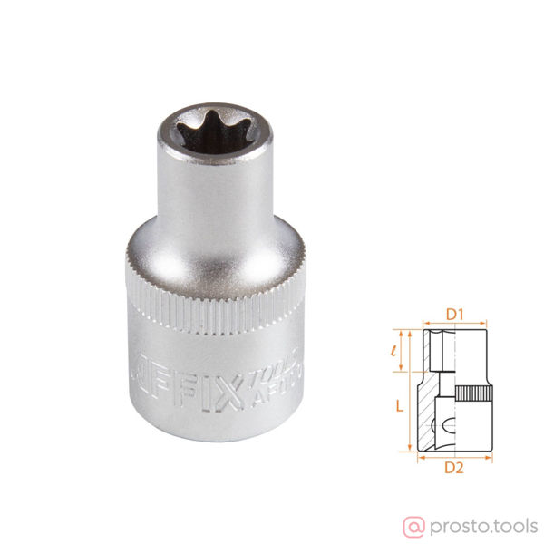 Изображение Головка торц. 1/2" E11 TORX Е-стандарт //AFFIX