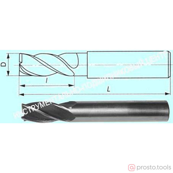 Изображение Фреза концевая ц/х 20х38х104Р6АМ5 Z=3 "CNIC" (шт)