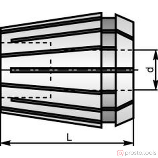 Изображение Цанга d 7,0 ER32 L40мм DIN 6499 "CNIC" (шт)