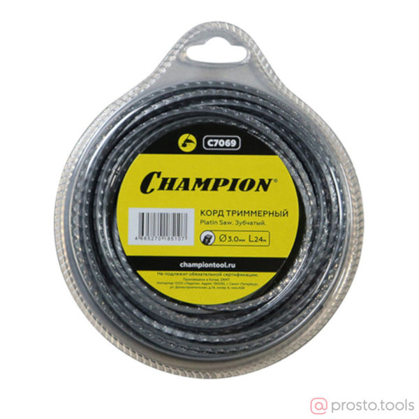 Изображение Корд трим.CHAMPION Platin Saw 3.0мм*24м (зубчатый)