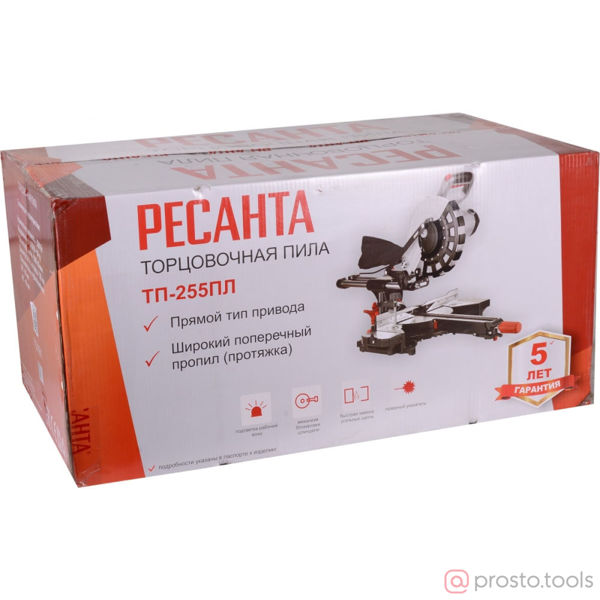 Изображение Пила торцовочная ТП-255ПЛ //РЕСАНТА