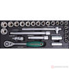 Изображение Набор головок 1/2" 10-32 мм 6 гр. 25 пред. S04H4125S //JONNESWAY