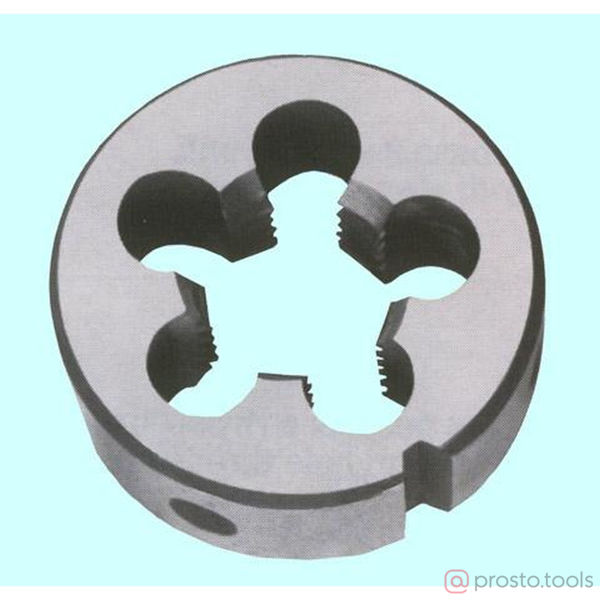 Изображение Плашка дюймовая UNC 3/8" 16 ниток/дюйм 60° ШХ15 dнар.30мм //TLX