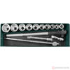 Изображение Набор головок 3/4" 22-50 мм 15 пред. S04H6315SA //JONNESWAY