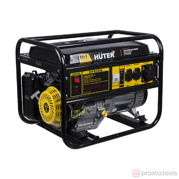 Изображение Генератор бенз. 7,5/8кВт DY9500L //HUTER