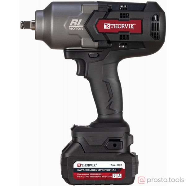 Изображение Гайковерт акк. ударный 1/2" 1700Нм 21В BBIW121700 //THORVIK