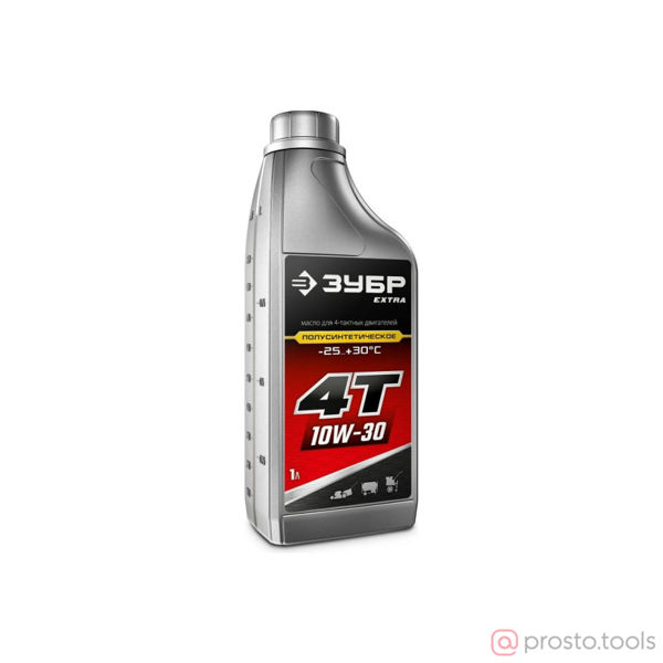 Изображение Масло 4-х тактное 1 л. 4Т-10W30 Extra //ЗУБР