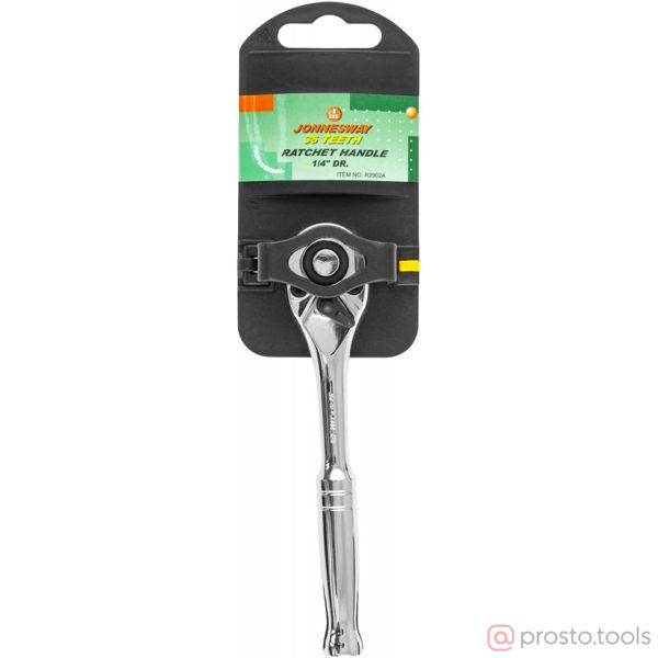 Изображение Трещотка 1/4" 125 мм 36 зубцов R2902A //JONNESWAY