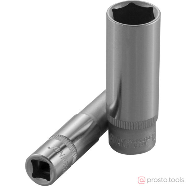 Изображение Головка торц. 1/4" 10мм 6-гран. глубокая S04HD2110 //JONNESWAY