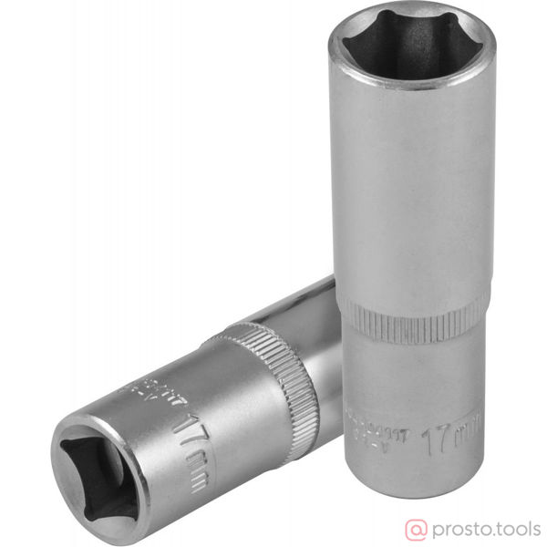 Изображение Головка торц. 1/2" 17мм 6-гран. глубокая S04HD4117 //JONNESWAY