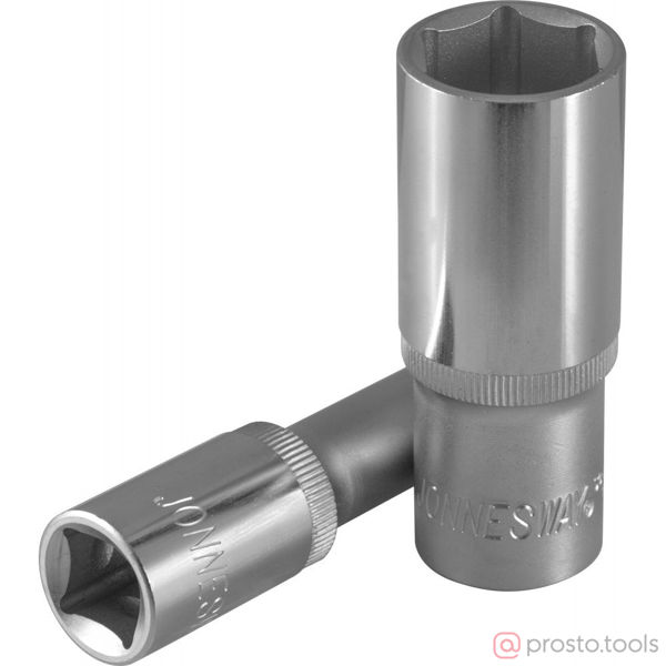 Изображение Головка торц. 1/2" 27мм 6-гран. глубокая S04HD4127 //JONNESWAY