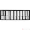 Изображение Набор головок 1/2" 10-24 мм 6 гр. 11 пред. глубоких S04HD411S //JONNESWAY