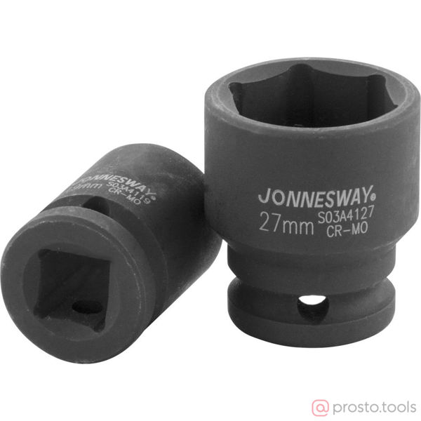 Изображение Головка ударная 1/2" 12мм 6-гран. S03A4112 //JONNESWAY