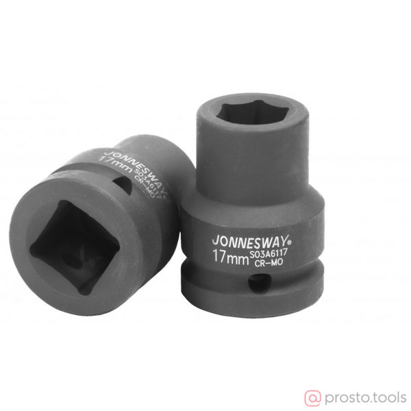 Изображение Головка ударная 3/4" 17мм 6-гран. S03A6117 //JONNESWAY