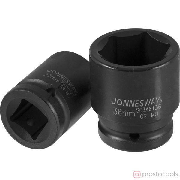 Изображение Головка ударная 3/4" 19мм 6-гран. S03A6119 //JONNESWAY