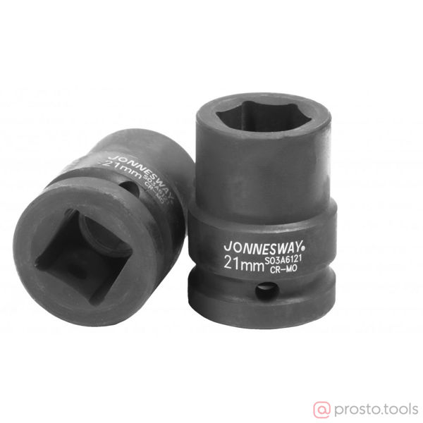 Изображение Головка ударная 3/4" 21мм 6-гран. S03A6121 //JONNESWAY