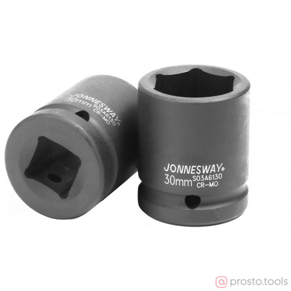 Изображение Головка ударная 3/4" 30мм 6-гран. S03A6130 //JONNESWAY