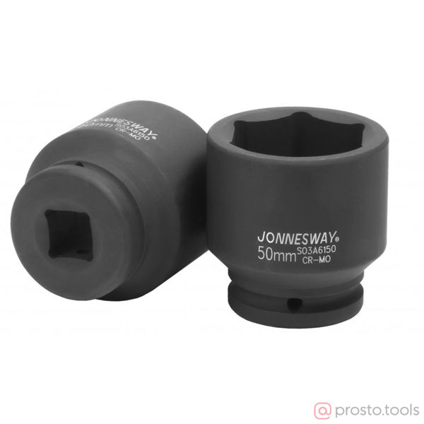 Изображение Головка ударная 3/4" 50мм 6-гран. S03A6150 //JONNESWAY