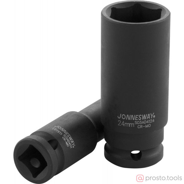 Изображение Головка ударная 1/2" 13мм 6-гран. глубокая S03AD4113 //JONNESWAY