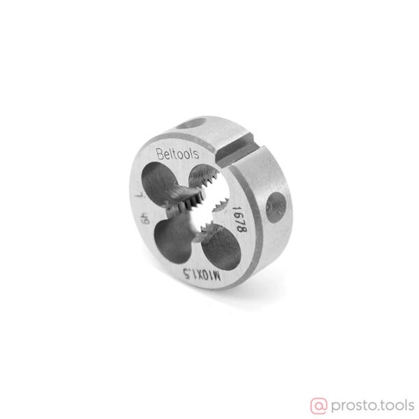 Изображение Плашка круглая M 10*1,5 левая 6h D=30 мм //Beltools
