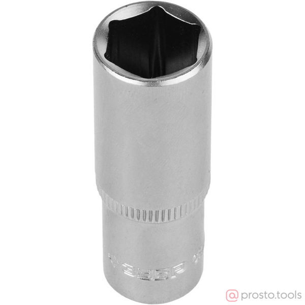 Изображение Головка торц. 1/4" 13мм 6-гран. глубокая (ЗУБР)