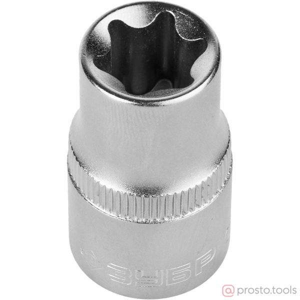 Изображение Головка торц. 1/2" E14 (ЗУБР)