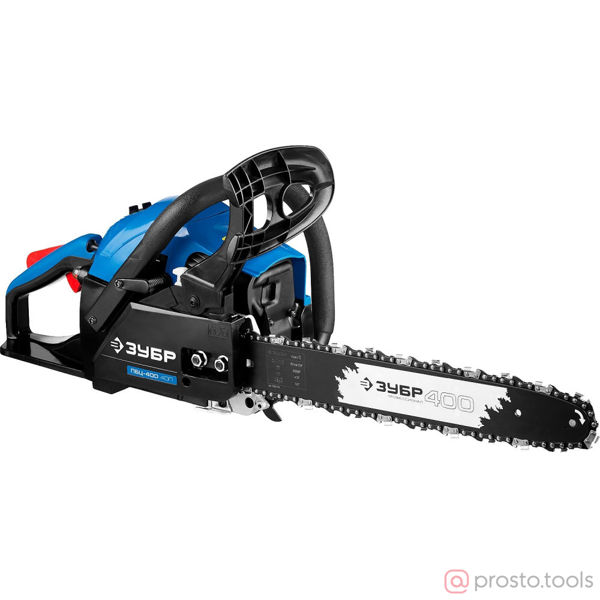 Изображение Бензопила ПБЦ-400 40П 16"/40 см 1,5/2,0 л.с (3/8"/1,3/57) //ЗУБР
