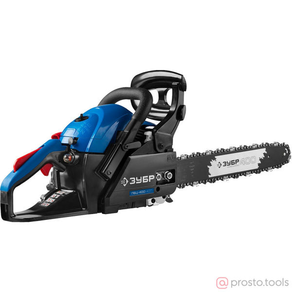 Изображение Бензопила ПБЦ-400 40П 16"/40 см 1,5/2,0 л.с (3/8"/1,3/57) //ЗУБР