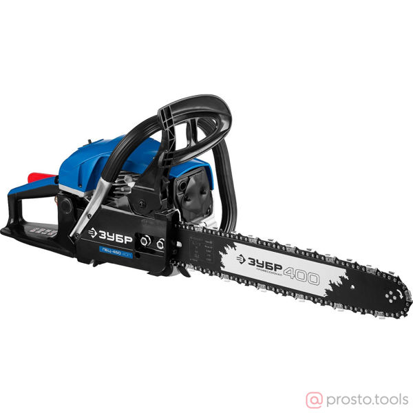 Изображение Бензопила ПБЦ-450 40П 16"/40 см 1,8/2,4 л.с (3,8"/1,5/66) //ЗУБР