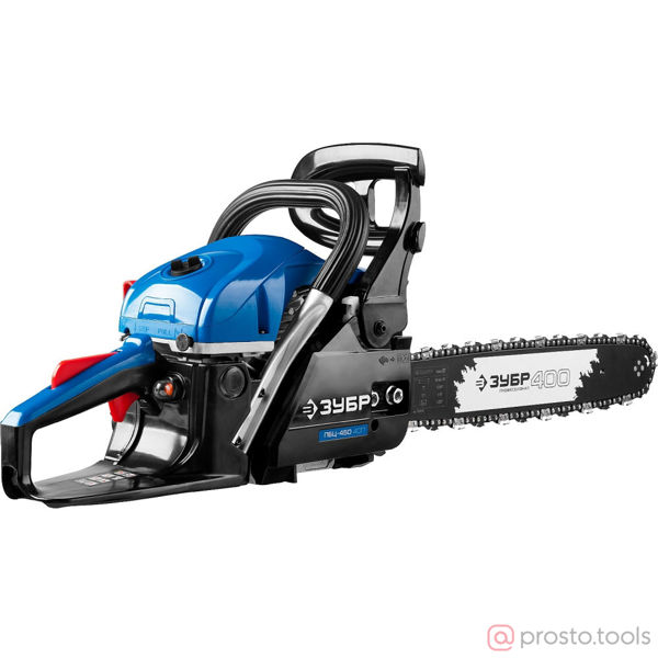 Изображение Бензопила ПБЦ-450 40П 16"/40 см 1,8/2,4 л.с (3,8"/1,5/66) //ЗУБР
