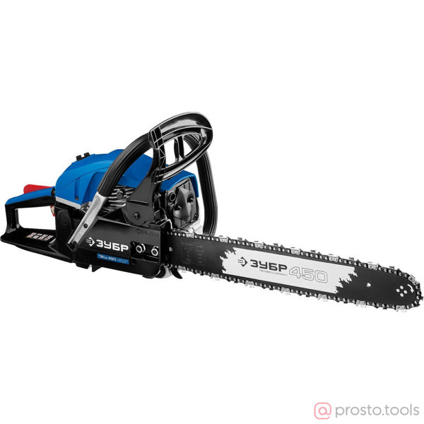 Изображение Бензопила ПБЦ-490 45ДП 18"/45 см 2,2/3 л.с (0,325"/1,5/72) //ЗУБР