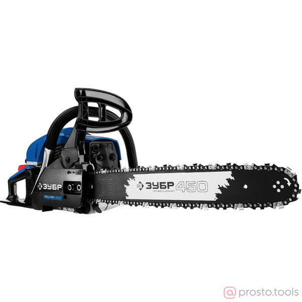 Изображение Бензопила ПБЦ-490 45ДП 18"/45 см 2,2/3 л.с (0,325"/1,5/72) //ЗУБР