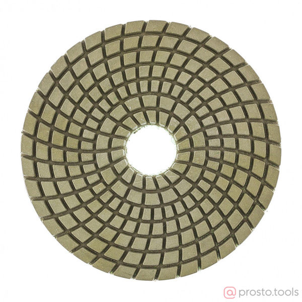Изображение Круг шлиф. гибкий алм. 100мм Р50 Velcro мокрое шлифование, 5шт. //MATRIX