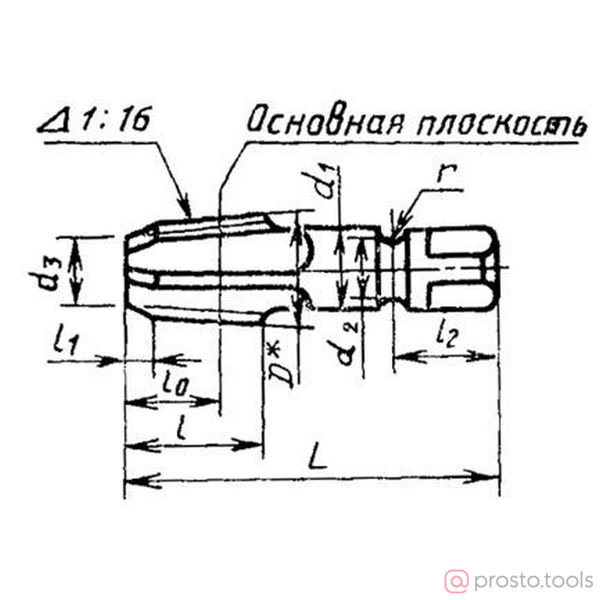 Изображение Метчик К 3/8"(NPT) Р6М5 конический дюймовый м/р. (18 ниток/дюйм) "CNIC" (шт)