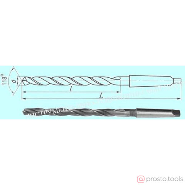 Изображение Сверло к/х 15,5х153х251 Р18