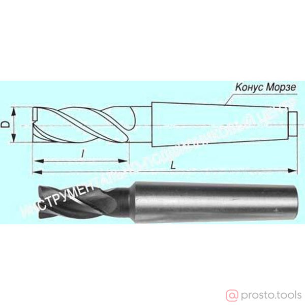 Изображение Фреза концевая к/х 56х75х233Р18 Z=8 КМ5 "CNIC" (шт)