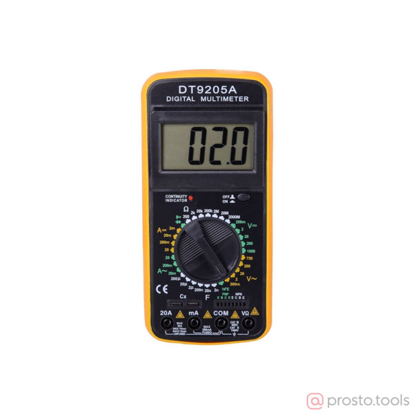Изображение Мультиметр DT-9205A //РЕСАНТА
