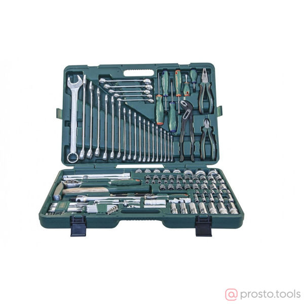 Изображение Набор инструмента 127 пр. пласт. кейс 1/4", 1/2" DR S04H524127S //JONNESWAY
