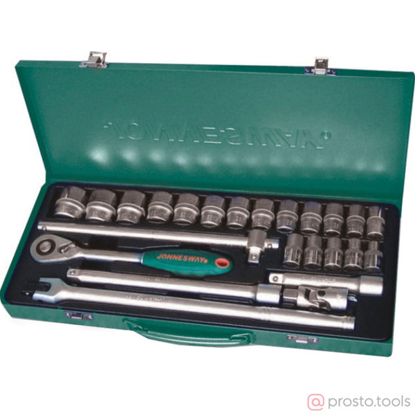 Изображение Набор головок 1/2" 10-32 мм 6 гр. 24 пред. S04H4524S //JONNESWAY
