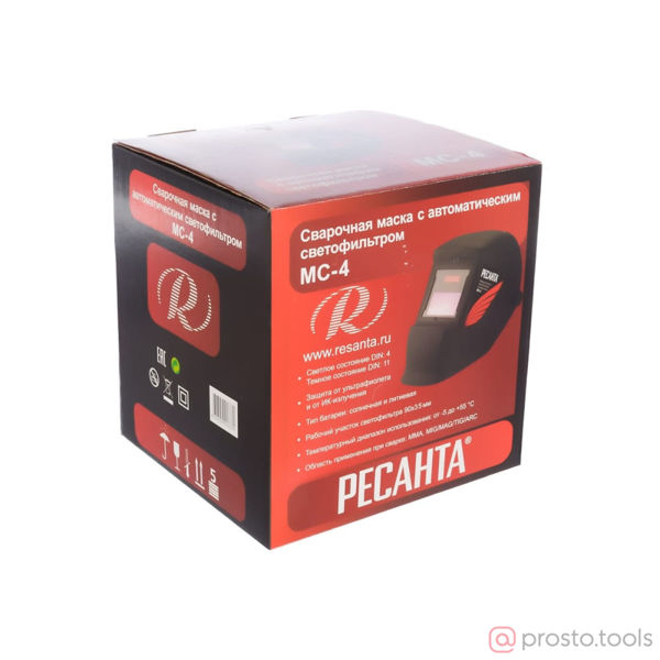 Изображение Маска сварщика МС-4 65/34 //РЕСАНТА
