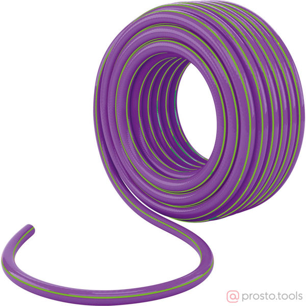 Изображение Шланг поливочный армированный 3 слойный, серия Violet, 3/4", 25 м// Palisad