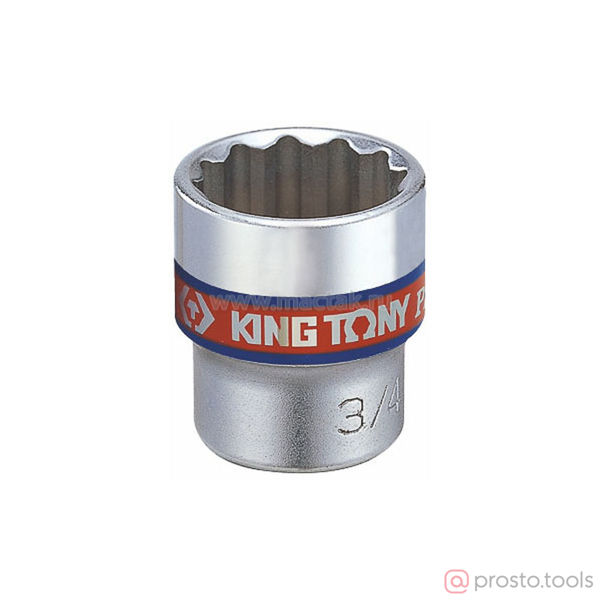 Изображение Головка торц. дюйм. 3/8" 19/32" 12-гран. //KING TONY (ПОД ЗАКАЗ)