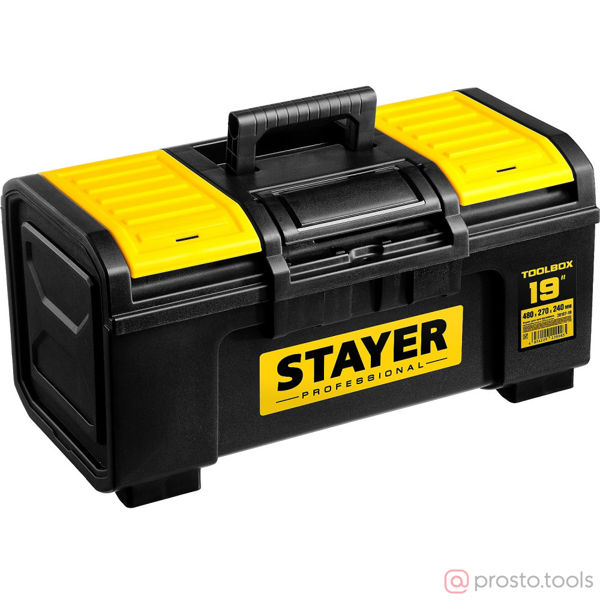 Изображение Ящик для инструмента "TOOLBOX-19" пластиковый, STAYER Professional