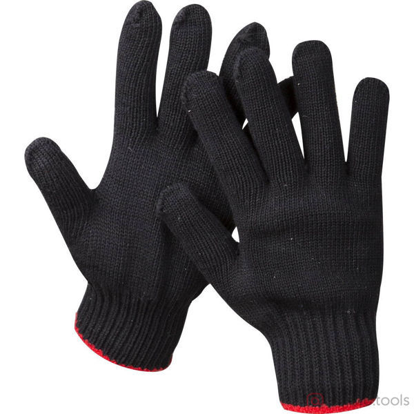 Изображение Перчатки утепленные, 7 класс, трикотажные, L-XL, ЗУБР Мастер 11461-XL