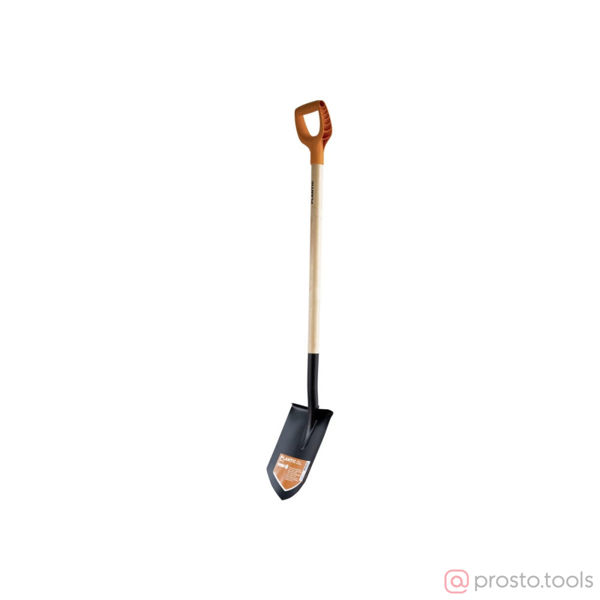 Изображение Лопата штыковая 194х280х1170 деревянный черенок Дача //Plantic