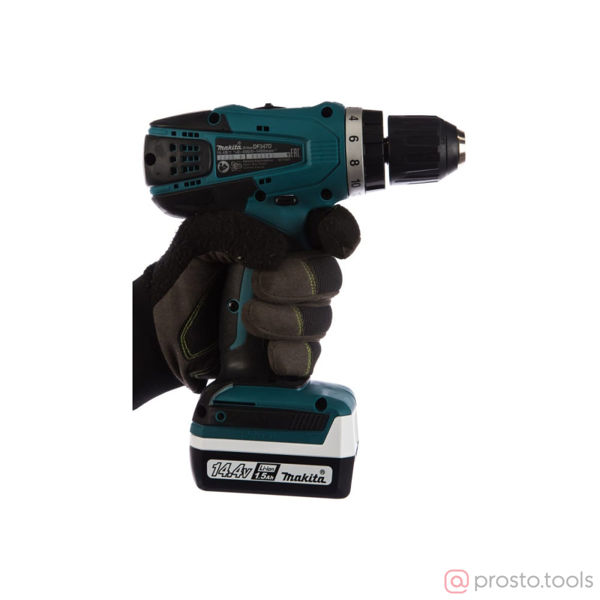Изображение Дрель-шуруповерт акк. 14,4В 30Нм (2х1,5Ач Li-Ion ЗУ) DF347DWE //MAKITA