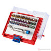 Изображение Набор вставок (бит) 1/4" TORX, HEX, PZ, PH, SLOT, 32 предмета (МАСТАК)