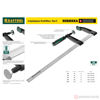 Изображение Струбцина, KRAFTOOL 32011-050-200, тип "F", DIN 5117, двухкомпонентная ручка, 50х200мм
